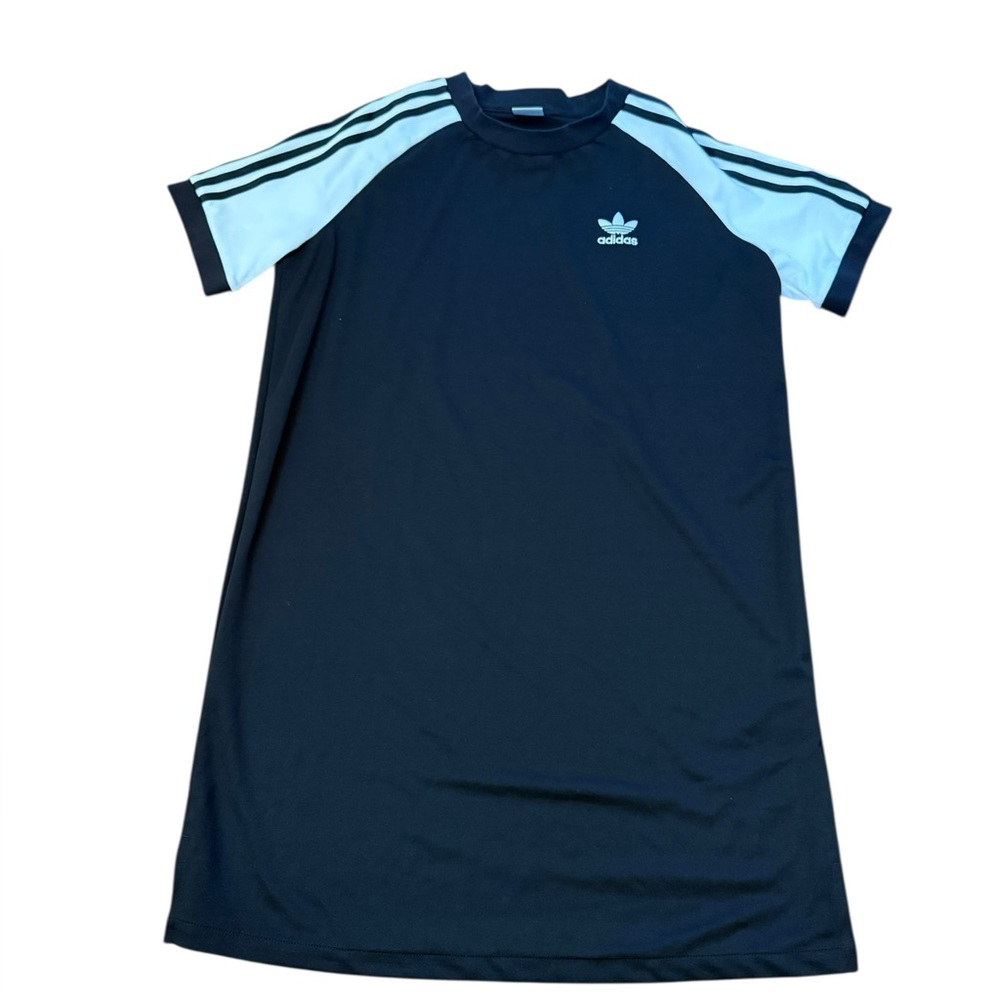 Adidas Women's Dress in Black with White Details - Picture 2 of 4